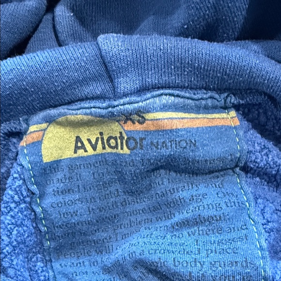 Aviator Nation Navy Blue Sweatshirt - Picture 4 of 6